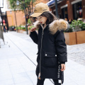 2020 Autumn Winter Slim Long Duck Down Thick Cotton Coat