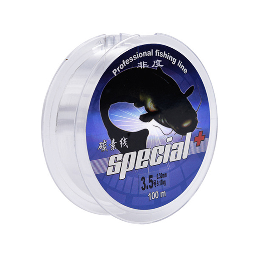 New 100M 2.8-44LB Fluorocarbon Fishing Line Clear Carbon Fiber Leader Line fly fishing line pesca