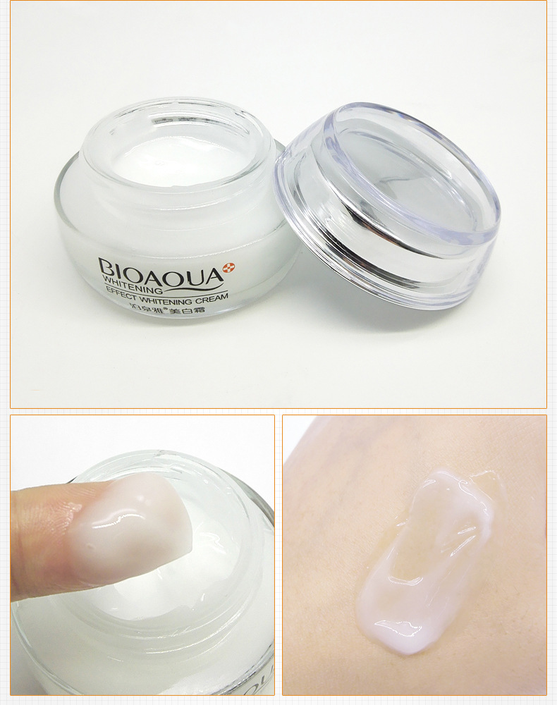 Bioaqua Effect Whitening Day Creams Moisturizing Face Cream Hydrating Anti Aging Whitening Brighten Smooth Skin Care Ointment