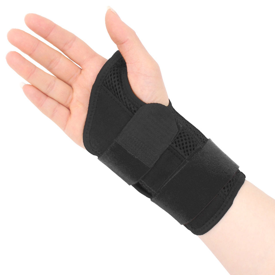 New Adjustable Wrist Fitted Stabilizer Splint Carpal Tunnel Hand Compression Support Wrap for Wrist Injuries Pain Relief