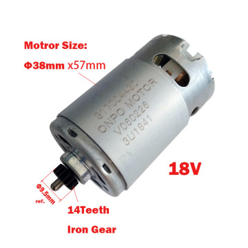 GOOD 18V 14TEETH 317004430 DC MOTOR FOR METABO BS18 Electric Drill POWER TOOL PARTS