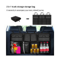 Car Trunk Organizer Large Capacity Adjustable Backseat Oxford Storage Bag Universal Automobile Seat Back Organizers Accessories