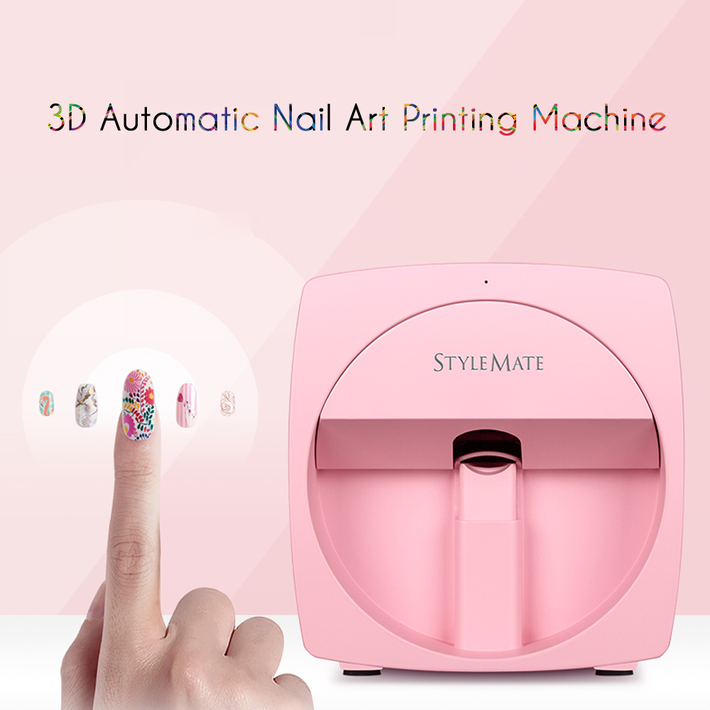 Stylemate Mobile Nail Printer 3D Automatic Nail Painting Easy All-Intelligent Print Machine Manicure Equipment O'2nails