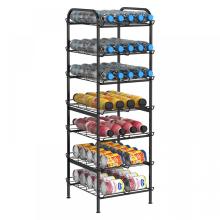 7 Tier Free Standing Water Bottle Storage Organizer