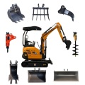 Earthmoving equipment mini excavators for sale