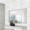 PVC Wallpaper Modern 3D Stereo White Brick Wall Paper Living Room Dining Room Home Decor Self-Adhesive Waterproof Vinyl Stickers