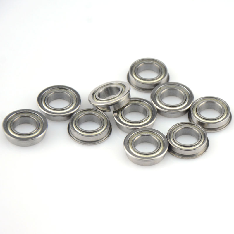 100pcs miniature flanged bearing MF126ZZ 6*12*4 mm LF-1260ZZ flange deep groove ball bearings 6mmx12mmx4mm