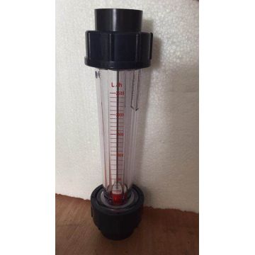 300-3000L/H Plastic Tube Type Liquid Water Rotameter LZS-25 Flow Meter
