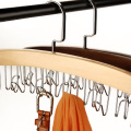 Multifunctional Wooden Belt Hanger Belts Rack Tie Hanger Scarf Holder Organizer Wardrobe Closet Storage Hanger 8 12 24 Hooks