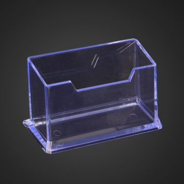 Fashion Acrylic Clear Desktop Business Card Holder Stand Display Dispenser Card Stand Holder Office Desk Accessories Organizer