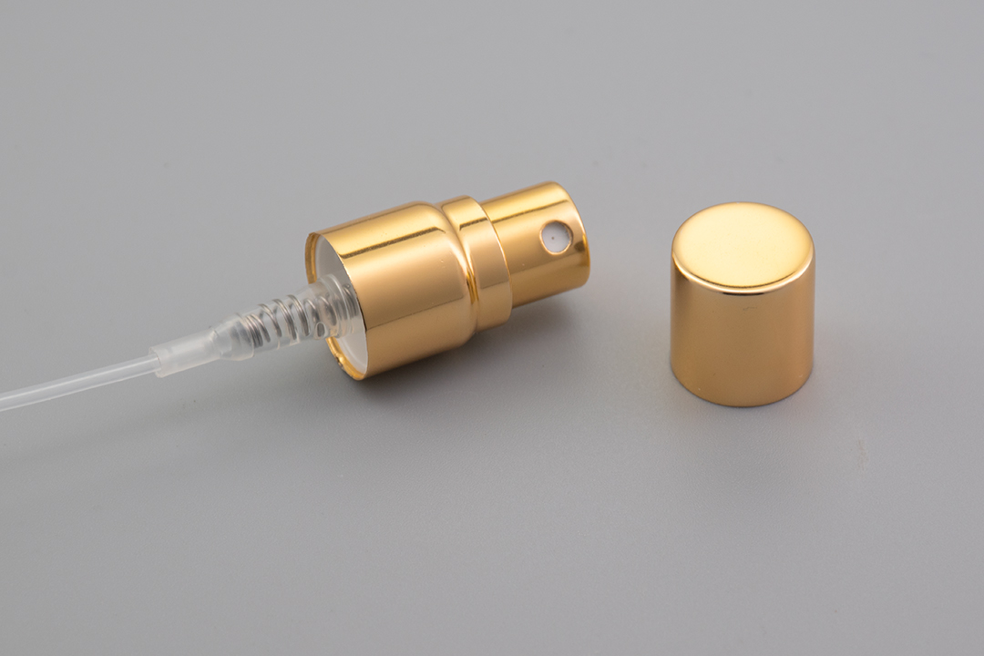 12/410 Shiny Gold Aluminum Fine Mist Sprayer
