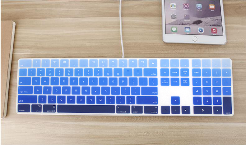 2018 For Apple Magic Keyboard Magic Keyboard with Numeric Keypad MQ052LL/A A1843 Soft Silicone Skin Keyboard Cover