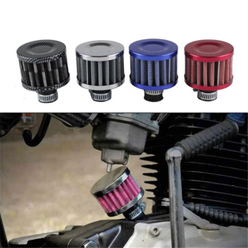 Universal Interface Motorcycle Air Filters 12mm Car Cone Cold Air Intake Filter Turbo Vent Crankcase Breather