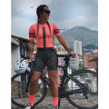 Women's Triathlon Short Sleeve Cycling Jersey Sets Skinsuit Maillot Ropa Ciclismo Bicycle Jersey Bike Clothes Jumpsuit