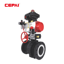 Light Weight Pneumatic O-type Ball Valve