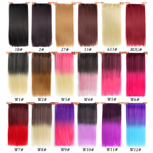Alileader New Arrival 120g 24inch Straight Smooth Hairpiece 15 Clips Clip In Hair Extension Synthetic Supplier, Supply Various Alileader New Arrival 120g 24inch Straight Smooth Hairpiece 15 Clips Clip In Hair Extension Synthetic of High Quality
