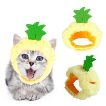 Pet Hat Teddy Dress Up Apple Headdress Cat Dress Up Hat Dew Ears Cat Headgear Halloween Pet Cosplay Costume For Decoration