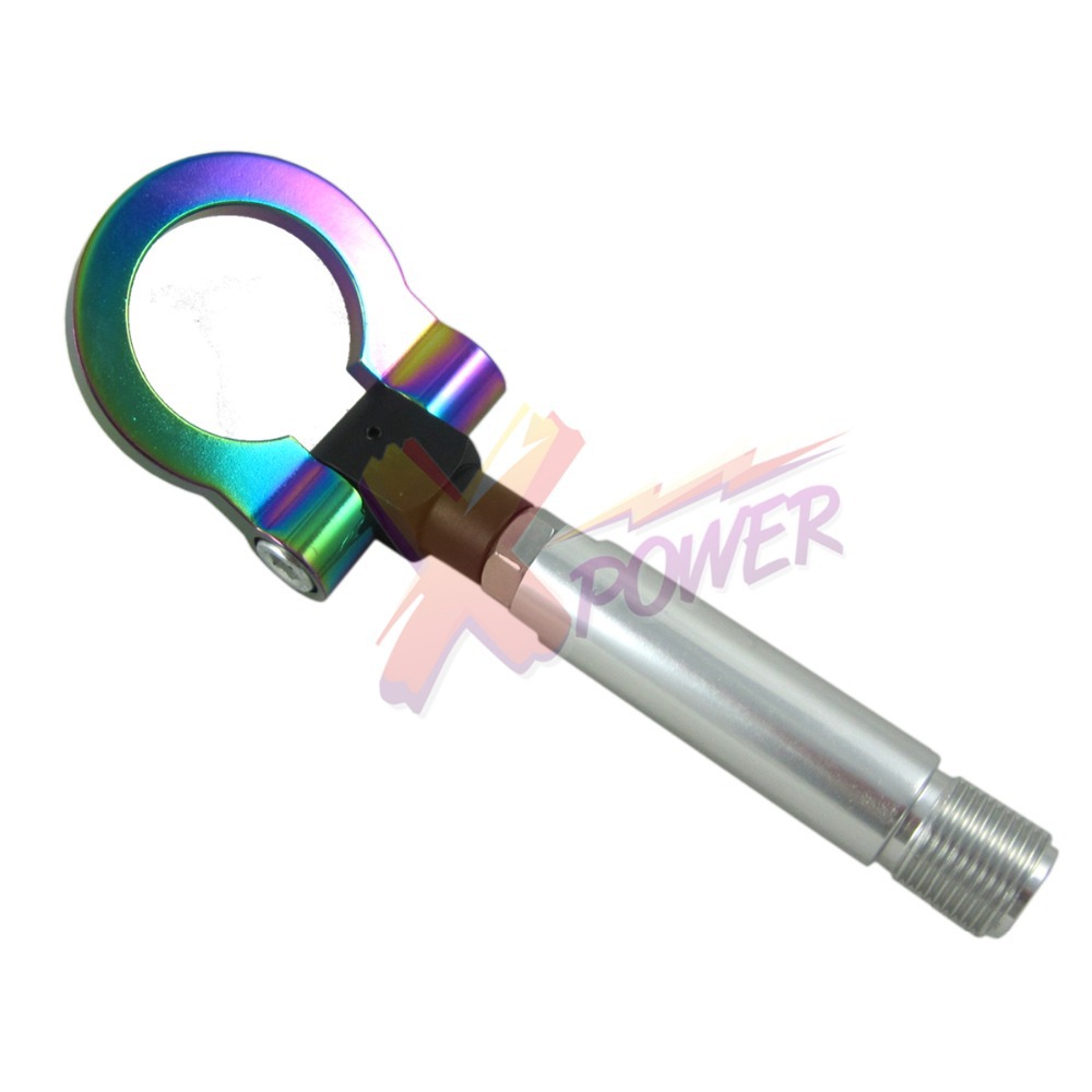 Xpower-NEO CHROME T2 FOR TOYOTA SCION TRD RACING SCREW ALUMINUM CNC TOW TOWING HOOK JDM RACE