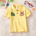 Baby Boy polo Shirts Kids Boys Cotton Sports Short Sleeve Shirt Embroidery Badge Boy Tops Fashion Baby Boy Clothes 2-12 Years