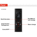 Amvolta Portable Laser Distance Meter Mini Laser Rangefinder Chargable 40M Digital Trena Laser Range Finder Measure Diastimeter