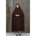 Muslim Prayer Garment Dress Women Islamic Clothing Thobe Jilbab Burka Dubai Turkey Jurken Abaya Prayer Khimar Hijab Dress Kimono
