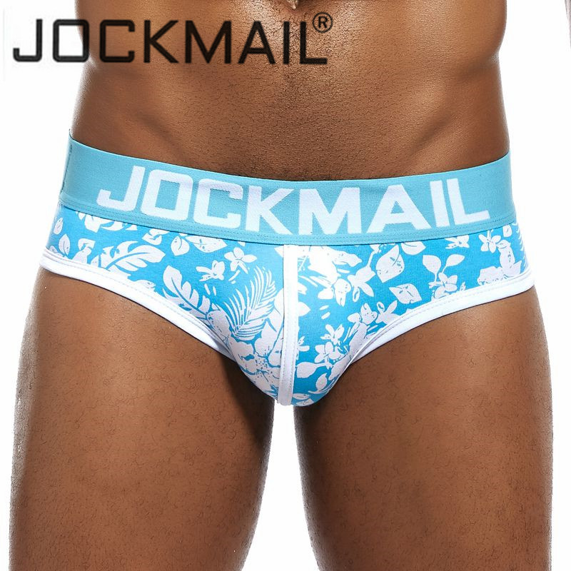JOCKMAIL Brand Low Waist Sexy Men Underwear Briefs Gay Penis Pouch Wonderjock Men Bikini Brief panties Man Sleepwear Cotton