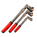 72Teeth Telescopic Ratchet Spanner Automatic Quick Release Fast 1/4 1/2 3/8 Can Adjust 90 Degrees Scaffold Ratchet Handle Wrench