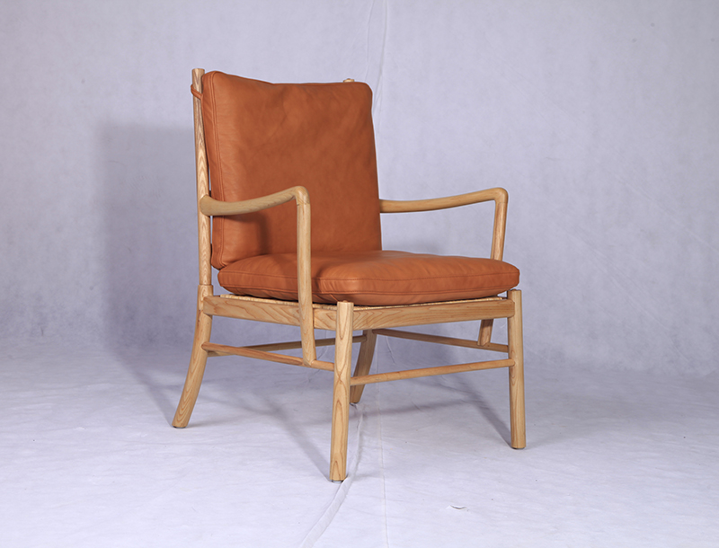 OW149-Colonial-lounge-chair-in-brown-leather