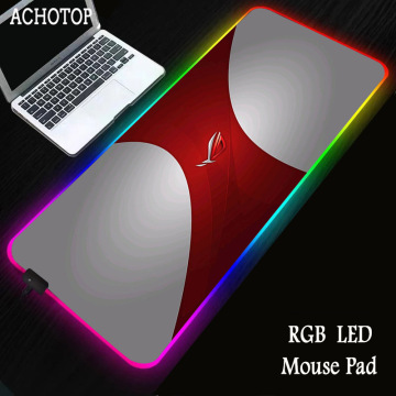 ROG Gaming Mouse Pad Computer Mousepad RGB Large Mouse Pad Gamer XXL Mouse Carpet Big Mause Pad PC Desk Play Mat with Backlit