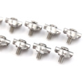 10Pcs M2 (M3, M4, M5, M6 Are Available Too) Clip 304 Stainless Steel Wire Rope Simple Grip Cable Clamps Caliper