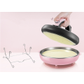 Automatic Non-stick Crepe Makers mini Pancake machine Pizza Maker Household Kitchen Tool electric baking pan Metal stent EU