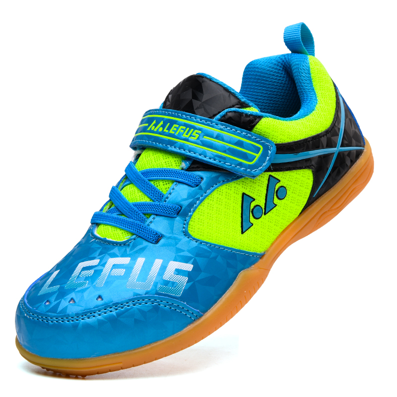 Kids Table Tennis Shoes For Boy Comfortable Big Kids Professional Table Tennis Sneakers Breathable Indoor Sport Shoes Brand F802