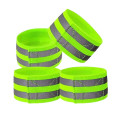 1 Pair Reflective Bands Elasticated Armband Wristband Support Ankle Straps Safety Reflector Tape Straps Night Jogging Walking