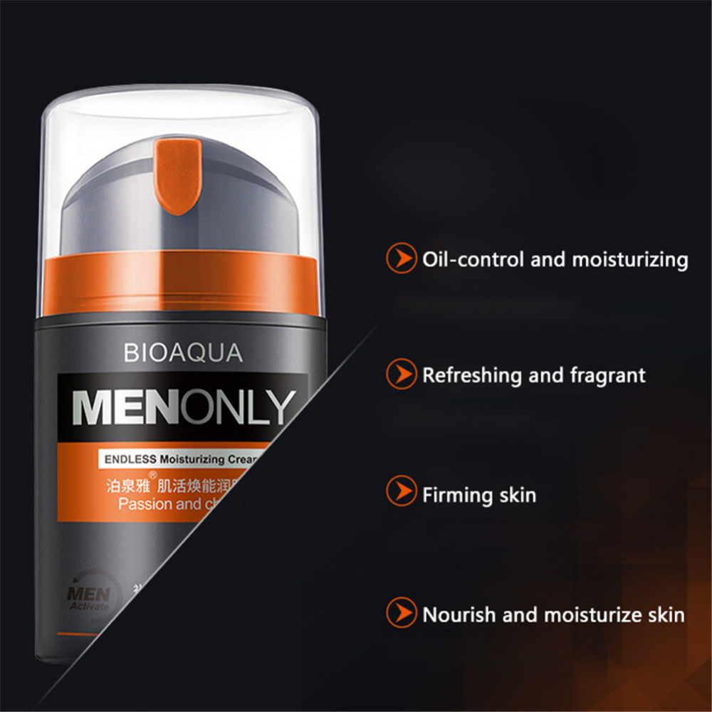 Men Moisturizing Oil-control Face Cream Hydrating Anti Wrinkle Anti-Aging Whitening Day Cream Acne Treatment Men Face Skin Care