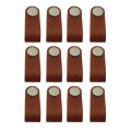 12x Cabinet Handles Handmade Leather Dresser Drawer Knobs Pulls Door Handle Kitchen PuKnob net Leather Handle Pull Knob