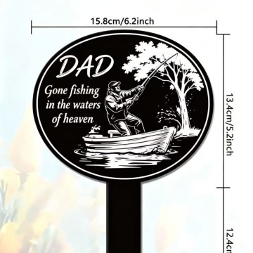 Timeless Father's Day Memorial Ground Marker
