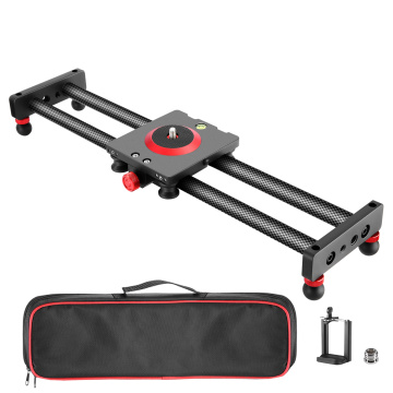 Neewer Camera Slider Carbon Fiber Dolly Rail, 16 inches/40 centimeters with 4 Bearings for Smartphone Nikon Canon Sony Camera