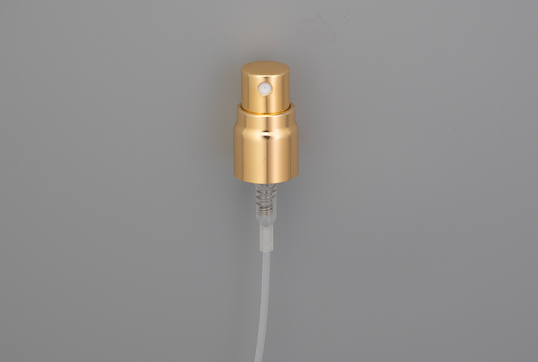 12/410 Shiny Gold Aluminum Fine Mist Sprayer