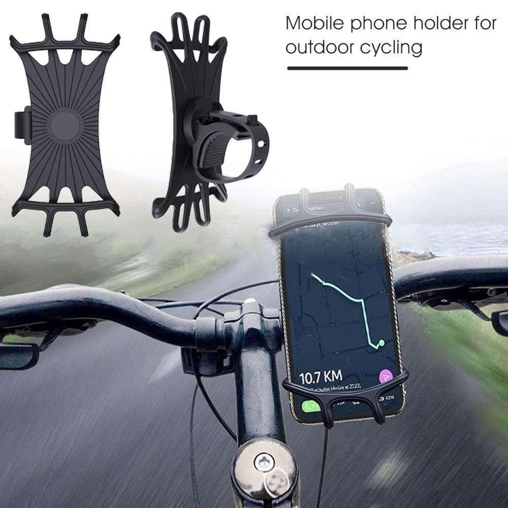 Silicone Bicycle Handlebar Phone GPS Holder for Xiaomi Mijia M365 Pro Motorcycle Bike Electric Scooter Accessories 360 Rotation