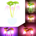 Romantic Colorful LED Night Light Mushroom Lamp Lovely Bed Lamp Night Lighting For Home Art Decor Illumination US/EU Plug