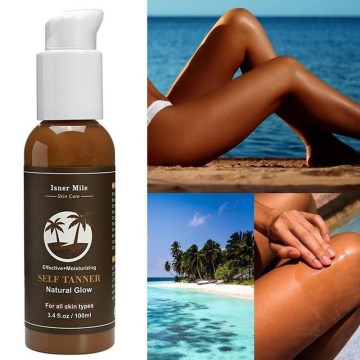 100ml Suntan Cream Color Stay Bronze Tan Tanning Day Tanning Cream Natural Bronzer Sunscreen Tanner Lotion Self Tanning Cream