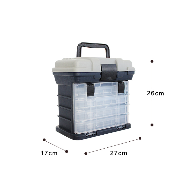 Fishing Tool Box 4 Layers Fishing Tackle Box Fishing Bait Spoon Hook Bait Box Gadget Box Pesca Fishing Accessories