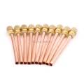 10pcs Air Conditioner Refrigeration Access Valves 6mm OD Copper Tube Filling Parts Drop Shipping Whosale Dropship