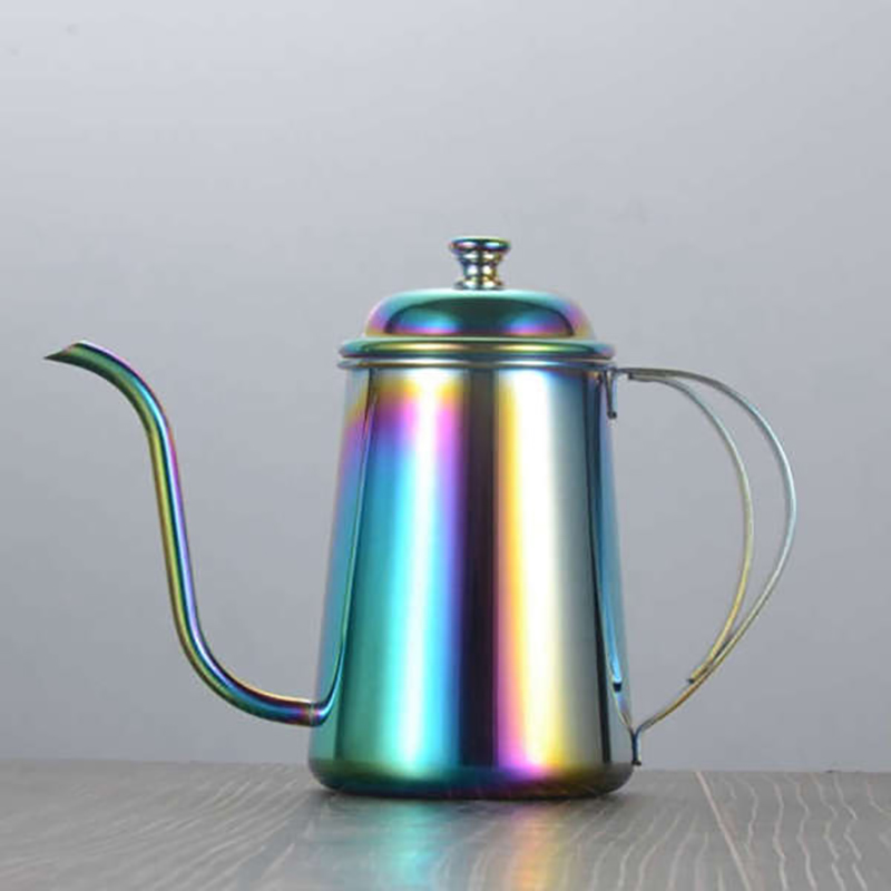 650ML Stainless Steel Coffee Drip Kettle Frothing Jug Coffee Pot Gooseneck Spout Kettle High Quantity Coffee Tea Tools