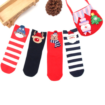 Women Socks Casual Winter Christmas Socks David's Deer Cotton Cartoon Keep Warm Cute Lady Girls Sock Christmas Gift 2020