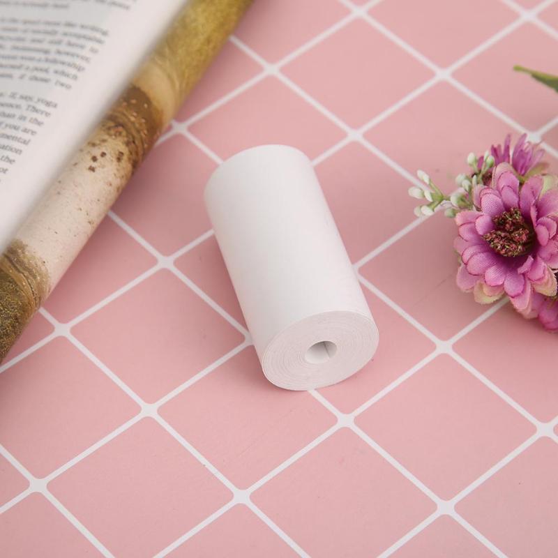 5Roll Printing Sticker Paper Photo Paper for Paperang Pocket Photo Printer Mini Pocket Photo Printer Cash Register Paper