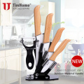 Ceramic knife set 3'4'5'6' Bamboo handle kitchen knives Paring fruit knives hot sale kitchen tool cutter meat knives