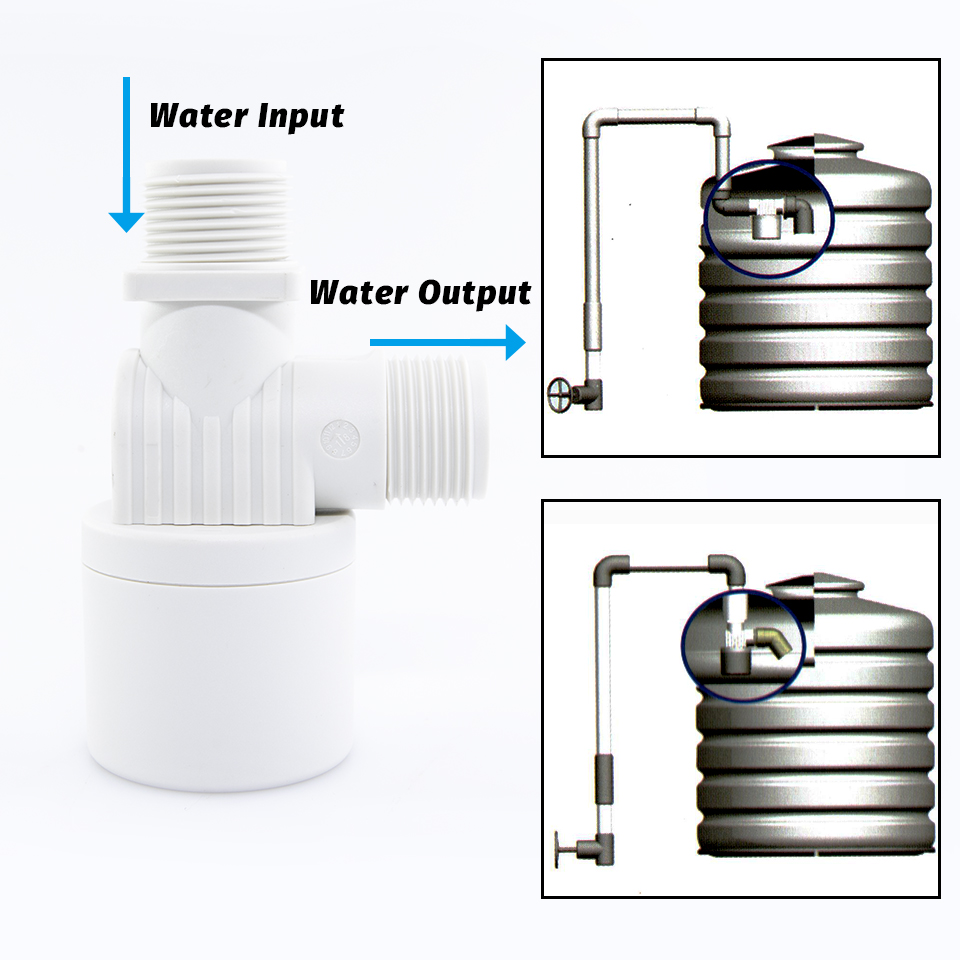 Automatic Water Level Control Valve Tower Tank Floating Ball Valve installed inside the tank HT-FQF1/2-2 1/2" 3/4" 1"