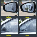 Car Rearview Mirror Protective Anti Fog Car Mirror Window Clear Film Film Waterproof Car Sticker 2 Pcs/Set