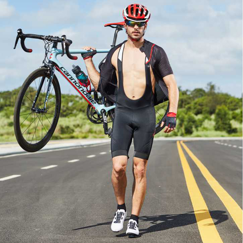 RION Cycling Bib Shorts Men Bike 5R Gel Padded Tights Bicycle Pants PRO TEAM profession Race Lycra MTB Quick Dry Downhill Shorts